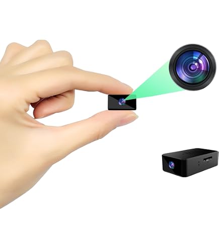 Mini Caméra Espion Sans Fil Full HD 1080p - Détection Mouvement, Vision Nocturne, Grand Angle 150° - Magnétique, Pour Maison/bureau