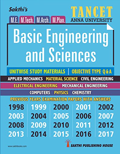 TANCET M.E ENTRANCE - BASIC ENGINEERING AND SCIENCES