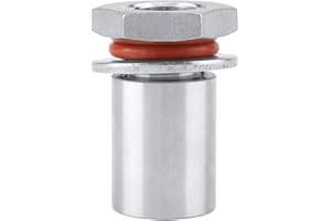 SYNYEY Passaparete inox 1/2", filetti NPT maschio Homebrew Weldless Bulkhead, passaparete per Keg e bollitore, nessuna saldatura richiesta, facile da installare