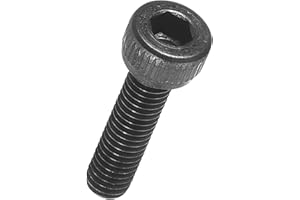 Kozelo 50pcs Socket Head Cap Screws - [M3.5-0.6 x 12mm] Alloy Steel Black Oxide Grade 12.9 Internal Hex Screw for 3D Printer Furniture Industrial Use, Black