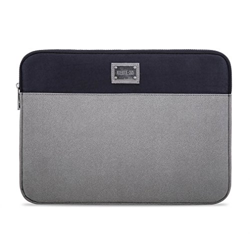 CAISON 14 zoll Wildleder Klassisch Komfort Laptop Hülse Notebook Schutzhülle Tasche für 14″ Notebook Computers / 13.5″ Microsoft Surface Book / 13.3″ Dell Alienware 13 - 2
