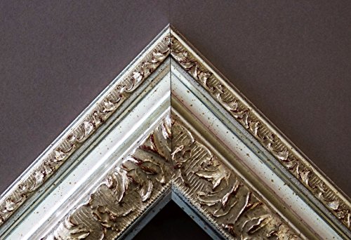 Spiegel Wandspiegel Badspiegel Flurspiegel Garderobenspiegel – Über 200 Größen – Rom Silber 6,5 – Größe des Spiegelglases 30 x 90 – Wunschmaße auf Anfrage – Antik, Barock - 4