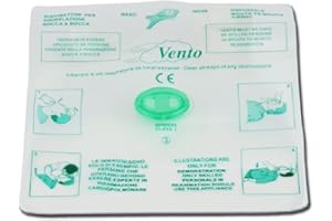 GIMA Mascherina Vento in polybag, CRP, bocca a bocca, portachiavi