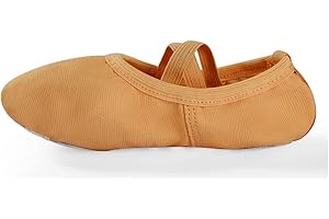 YUNICUS Ballet Shoes Split Sole Practice Shoes Dance Slippers Yoga Flat Gymnastic Shoes for Girls Kids Adults Womens