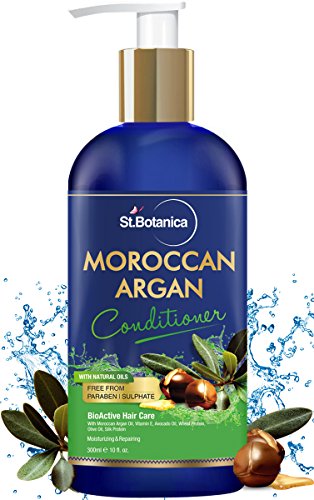 StBotanica Moroccan Argan Hair Conditioner with Argan & Olive Oil (No SLS / Paraben) 300ml RS.699 (30.00% Off) - Amazon