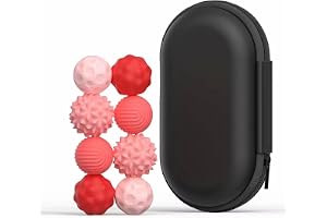 Magnetiska sensoriska fidgetleksaker i silikon, 8-pack, tysta ångestlindrande leksaker för vuxna och tonåringar, ADHD autism
