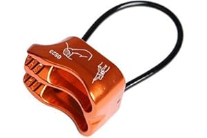 Sanmum ATC Belay Rappel Ultralight Safety Abseiling Belay Rappelling Device for Climbing