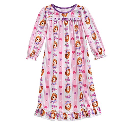 Disney Toddler Girls Sofia the First Pink Hearts Nightgown - 2T