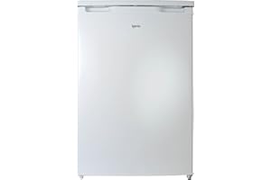 Igenix IG155W Freestanding Under Counter Fridge With 2 Adjustable Shelves, 1 Salad Drawer, 3 Door Shelves, Reversible Door, 95 Litre Capacity Fridge, 14 Litre Ice Box, 55 cm Wide, White