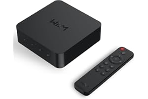 WiiM Pro Plus Receptor AirPlay 2, Google Cast Audio, WiFi Multiroom Streamer, Roon Ready, Compatible con Alexa, Siri, Google Assistant, Stream Hi-Res Audio de Spotify, Amazon Music, Tidal y más
