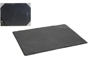 DESCONOCIDO Genérico – dessous de plat en ardoise atopoir Noir