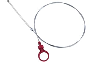 GOLD DEER Oil Dip Stick for Checking Oil Fluid, Car Engine Oil Level Dipstick Indicator Stainless Steel Gauge Replacement for Audi A4 Q5 Passat B8 Tiguan L OEM# CJ5Z-6750-A Universal for SUV, Truck