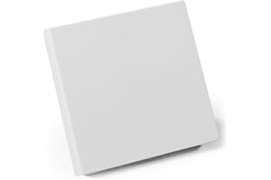 MC POWER Blindabdeckung Unterputz | Shallow | UP Abdeckung Blende Deckel ohne Rahmen, weiß