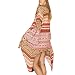 Produktbild EARS - Frauen Geometrische Unregelmäßigkeit Chiffon Lange Kimono Strickjacke (M, Orange)