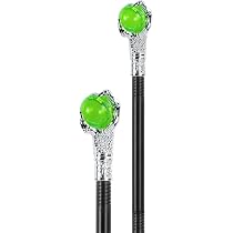Bastón De Bruja De Cristal Amatista – Varita De 30 Cm Con Madera Y Cristal, Ideal Para Cosplay, Halloween Y Decoración