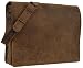 Produktbild Gusti Leder studio "Mitch" Laptoptasche 15" MacBook Pro 15" Ledertasche Umhängetasche Messenger Tasche Echtes Leder Notebooktasche Vintage Lehrertasche Collegetasche Vintage Braun 2U4-26-53