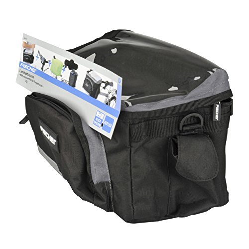 Fischer Lenkertasche, Schwarz, Uni - 3