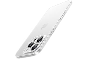 ‎JETECH JETech Ultra Szczupły Etui dla iPhone 16 Pro 6,3 Cala, Obiektywem Aparatu Pełna Ochrona, Lekkie Matowe Wykończenie PP Twarde Minimalistyczne Osłona (Półprzezroczysta)