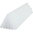 Mercenbon Hot Glue Sticks, 30PCS Hot Clear Melt Glue Adhesive Sticks for Electric Mini Glue Gun, 7mm Diameter x 190MM Long