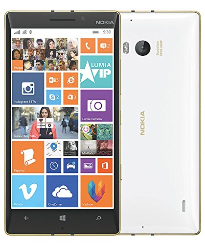 Microsoft Lumia 930Â Smartphone (Display Touch da 5Â pollici (12,7Â cm), 32Â GB di memoria, Windows 8.1) Bianco Oro 3Â G OnlyÂ â€“Â Special Edition