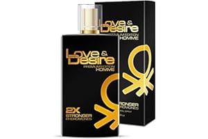 Love & Desire GOLD PREMIUM EDITION Pheromones for Men 100ml NEW AMAZING FRAGRANCE !!! Attract Beautiluff Women - 4 Pheromones in 1 Perfume