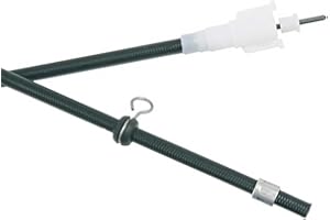 UNBEKANNT 163630890 Speedometer Cable 1010 mm for Piaggio Quartz SKR 125-150 Black/Silver