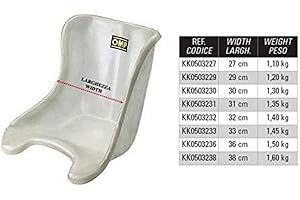 Asiento Kart Ancho 31 cm Peso 1,35 kg