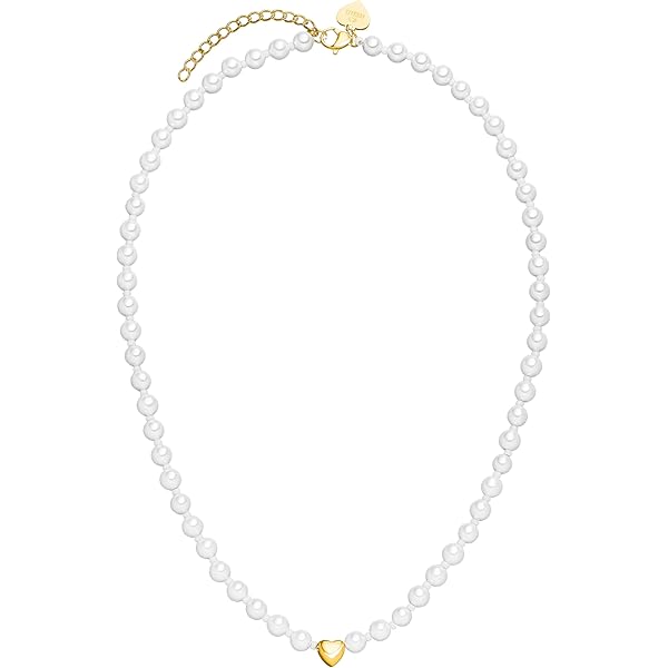Gouden parelring met diamanten en klassieke ronde vorm