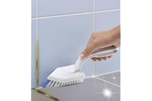 Maximex Brosse à joints Profi poignée ergonomique Blanc