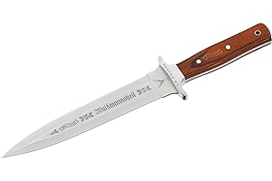 Walther Jagd-Messer La Chasse Saufänger, 440C Stahl, feststehendes Messer, Abfangmesser ideal für Outdoor Aktivitäten