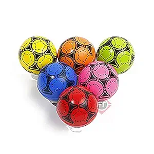 Firstly Traders Combo of 10 pcs Mini Football Jumping Balls Assorted Colours Toys for Kids to Play Fun Birthday Party Return Gift Supplies for Kids Surprise Fun Toys and Games