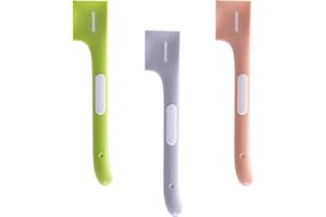 KMZ 3Pcs Pet Food Can Spoon Long Handle Dog Cat Can Spoons Silicone Food Mixing Spoons Food Canned Scoop for Pet Cat Dog Feeding Can (Pink, Gray, Green)