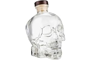 Crystal Head Vodka 700ml - vodka pura, liscia senza alcun additivo - bottiglia dal design unico - premium vodka prodotta con tre filtrazioni attraverso cristalli diamante Herkimer - 40% vol.