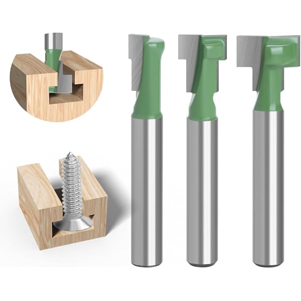 Yonico 3/4" Diameter X 1-1/4" Height Straight Router Bit – 1/2" Shank, Carbide, Lifetime Warranty