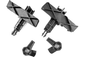 babominimer 4-teiliges Motorhaubenverriegelungs-Set A4517570101 für Smart Fortwo 2008–2012, OEM: A4517570101, A4517570201, A4517570301, A4517570401