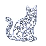 cutting dies for scrapbooking Material: acero al carbono. Starnearby Troqueles de Metal Dies Corte Plantillas DIY Metal Stencil Old Cat Scrapbook Relieve Craft Cutting Die Paper Cutter