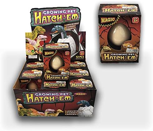 Hatch-em Hatching Dinosaur Egg Pack x 12