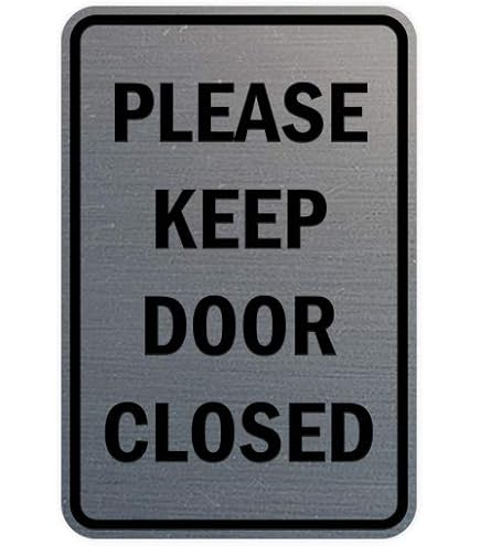 1755 DEAF PERSON LIVES HERE PLEASE RING DOORBELL Metal Aluminium Plaque Sign | UK - View #13