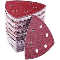 80 Stück Dreieckschleifpapier Set - 8 Körnungen Für Holz & Metall