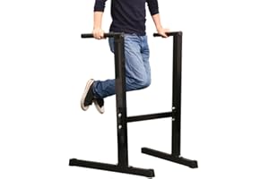 ‎YAHEETECH Yaheetech Dip Station Dip Barren bis 300 KG Krafttrainingsgerät solide Dip-Station Klimmzugstange für Krafttraining zu Hause Dipständer