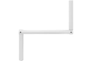 EMPYR Poignée de manivelle blanche - Pour volet roulant à manivelle - Longueur 410 mm - Coloris blanc - Acier zingué, aluminium et inox - Mécanisme de volet roulant manuel - Fabrication Française