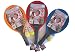 Produktbild Großes Softtennis Federball Spiel Tennis Set Softball Beachball Spielzeug Garten (Orange)