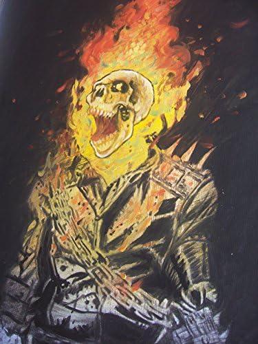 Ghost rider oil painting unframed, 30x12 inches in size. Framing available at additional cost, please enquire.