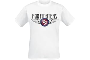Foo Fighters Men's Flash Wings T-Shirt White