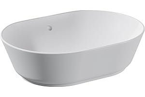 VitrA Geo 7427B003-0012 Oval Çanak Lavabo, 55 cm, Beyaz