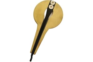 CHICIRIS Ryska Khomus, Metal Jaw Harp Musikinstrument med Rikt Ljud, Bärbar för Nybörjare och Musikälskare (Runda)