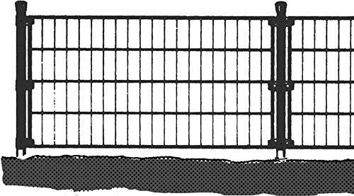 Preisvergleich Produktbild Einzelstabmatte Anthrazit 2000X 750mm