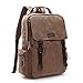 Produktbild Herren Rucksack Laptop Rucksack Backpack Canvas Vintage Schulrucksack Daypacks für 15.6inch Zoll Laptop Work School Camping Outdoor Sport (Coffee2)