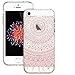 Produktbild VPOWER® iPhone SE / 5S / 5 TPU Silikon Hülle Case Cover Schutzhülle transparent mit Tribal Motiv [ Panana ]
