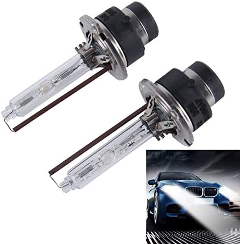 FINE QUALITY Light Bulb, 2 PCS D4S 35W 3900LM 5500K HID Bulbs with 2 Slim Alloy HID Ballast Xenon Lights Lamps, DC 12V ,GISION